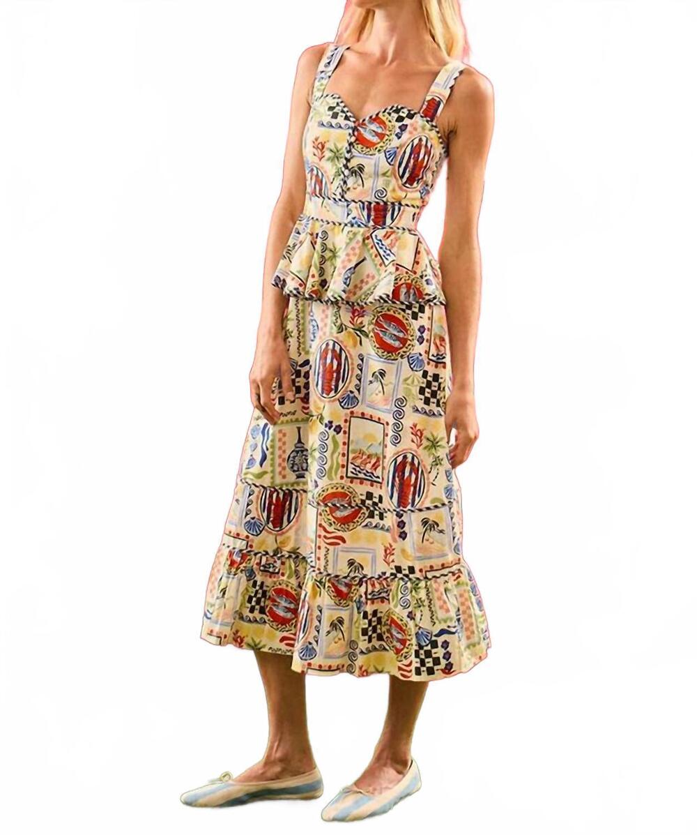 NEW HUNTER BELL lacey dress in coastal